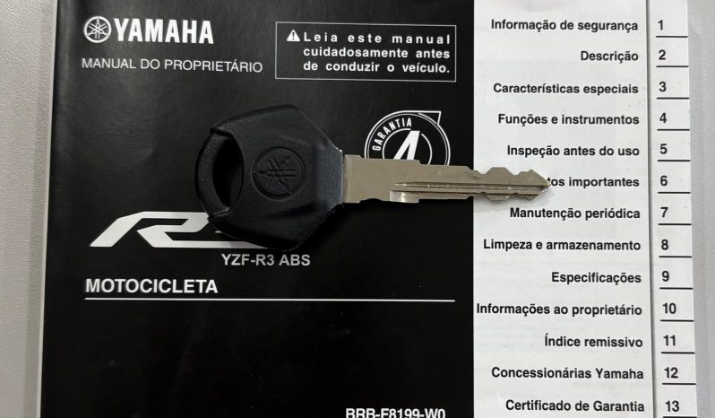 YAMAHA YZFR-3 CONNECTED 2026 cheio