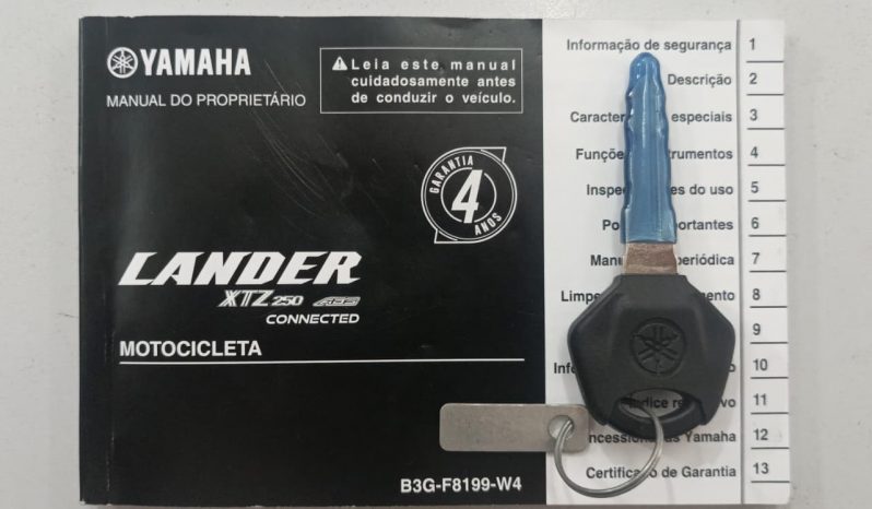 YAMAHA XTZ-250 LANDER CONNECTED ABS 2025 cheio