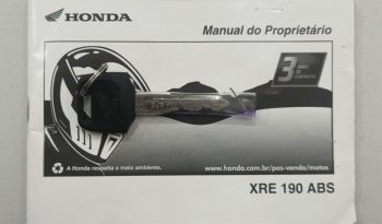 HONDA XRE-190 ABS 2024 cheio