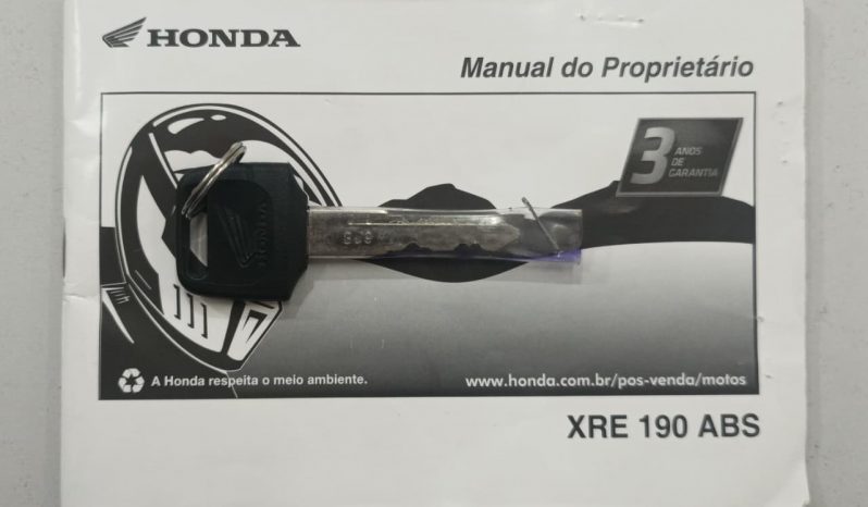 HONDA XRE-190 ABS 2024 cheio