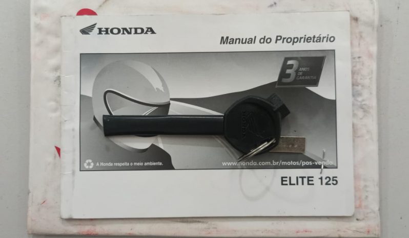 HONDA ELITE-125 CBS 2022 cheio