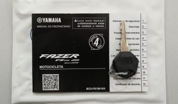 YAMAHA FZ-25 FAZER BLUEFLEX ABS 2023 cheio
