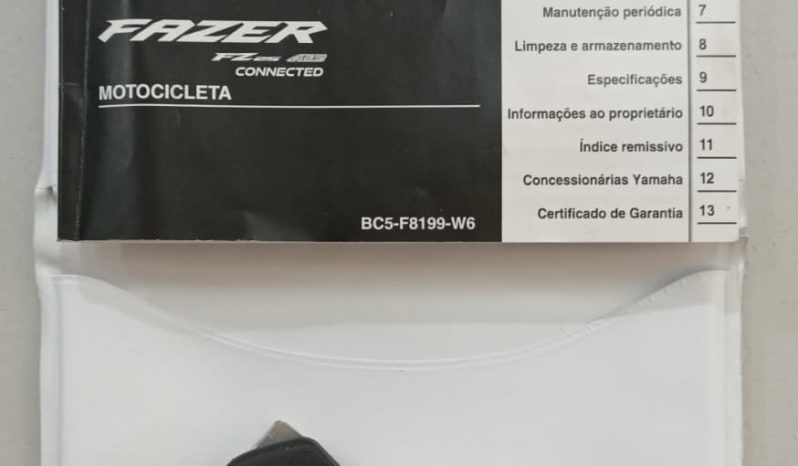 YAMAHA FZ-25 FAZER CONNECTED ABS 2025 cheio