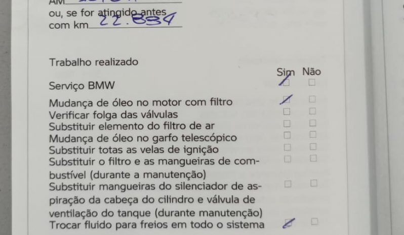 BMW G-310 GS ABS 2023 cheio