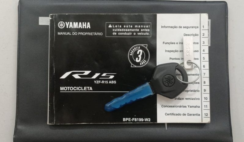 YAMAHA YZF R-15 ABS 2026 cheio
