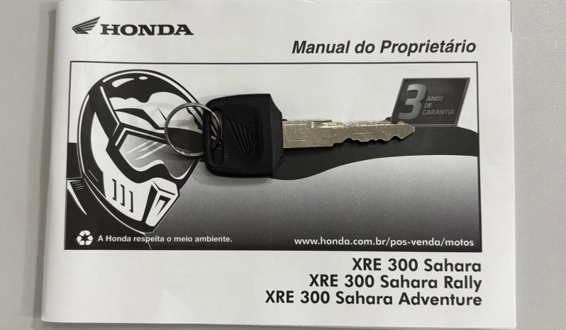 HONDA XRE-300 SAHARA ABS 2026 cheio