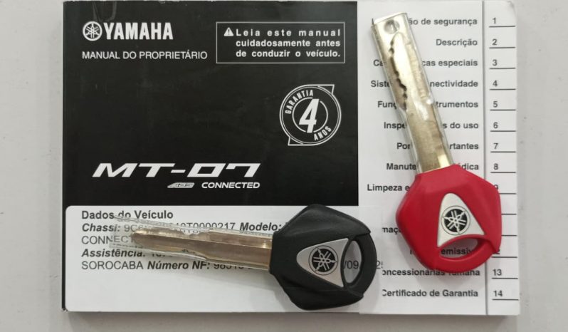 YAMAHA MT-07 CONNECTED ABS 2026 cheio