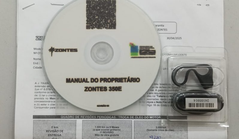 ZONTES E-350 ABS 2026 cheio