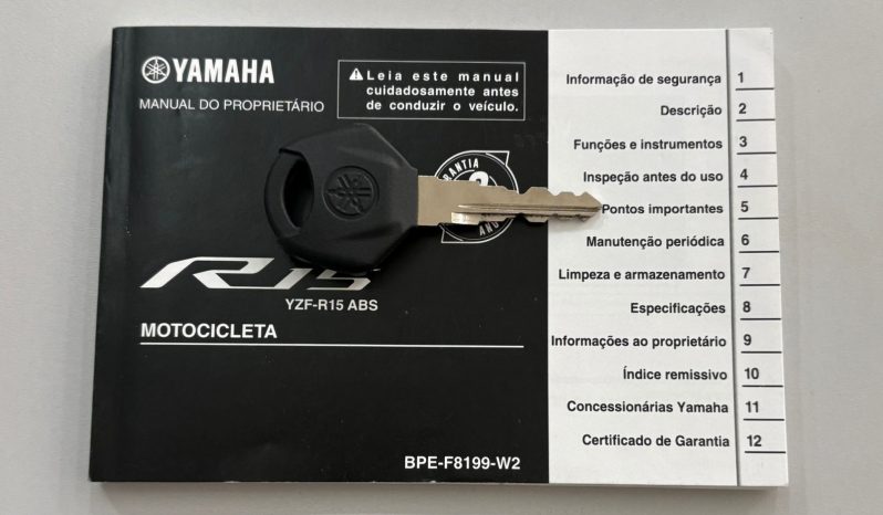 YAMAHA YZF R-15 ABS 2026 cheio