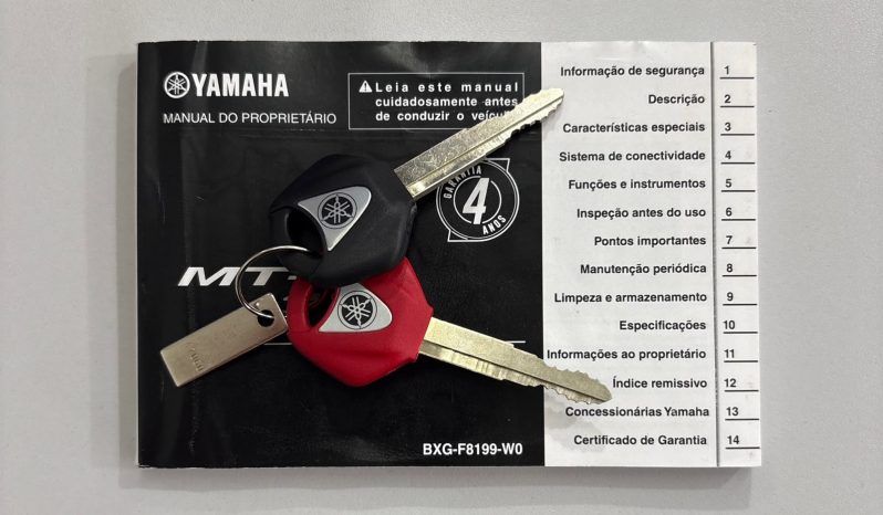 YAMAHA MT- 07 CONNECTED 2026 cheio