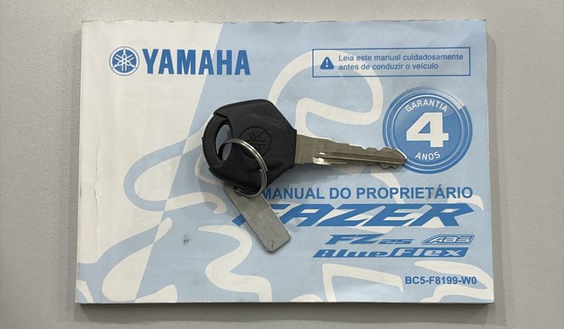 YAMAHA FZ-25 FAZER ABS 2019 cheio