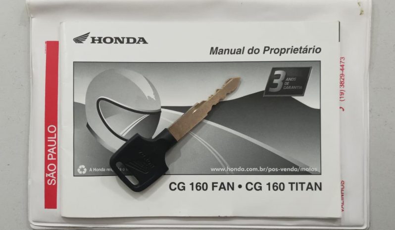 HONDA CG-160 TITAN CBS 2024 cheio