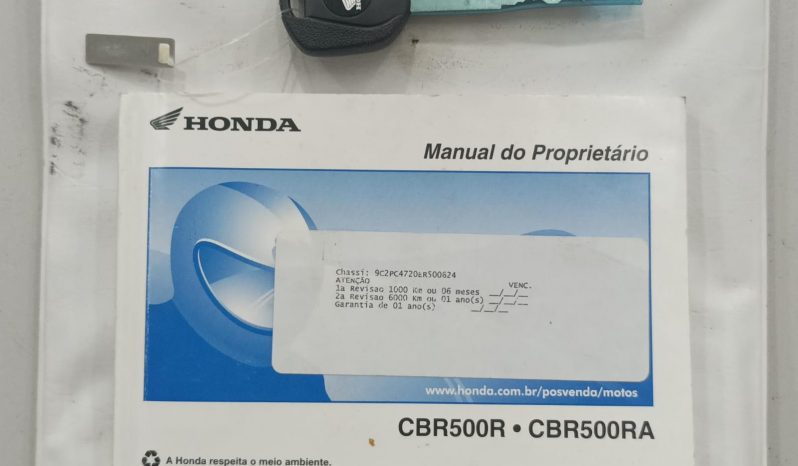 HONDA CBR-500R ABS 2014 cheio