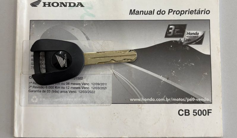 HONDA CB-500 F ABS 2019 cheio