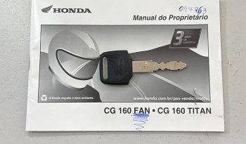 HONDA CG-160 FAN FLEX CBS 2024 cheio