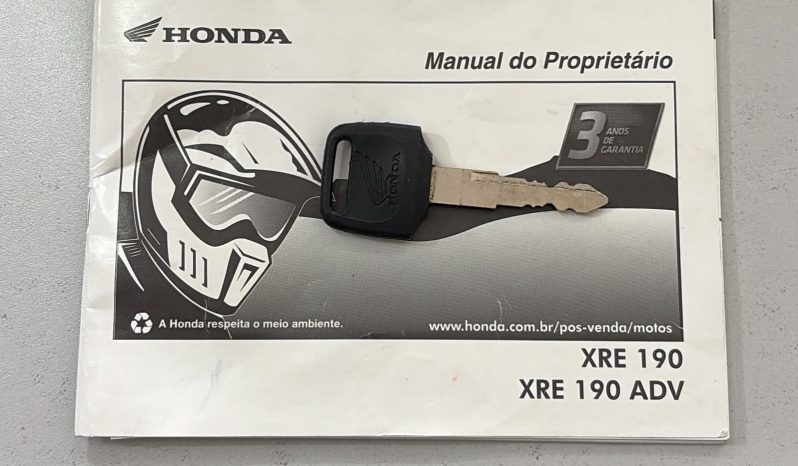 HONDA XRE- 190 ADV ABS 2025 cheio