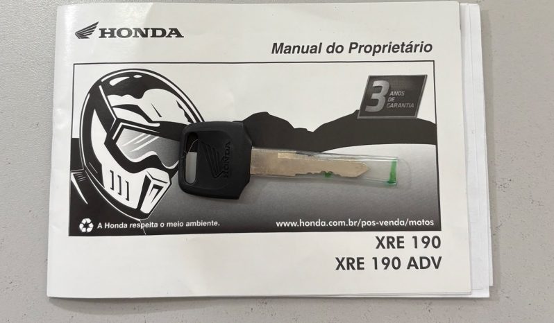 HONDA XRE-190 ADV 2025 cheio