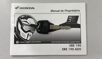 HONDA XRE 190 ABS 2025 cheio