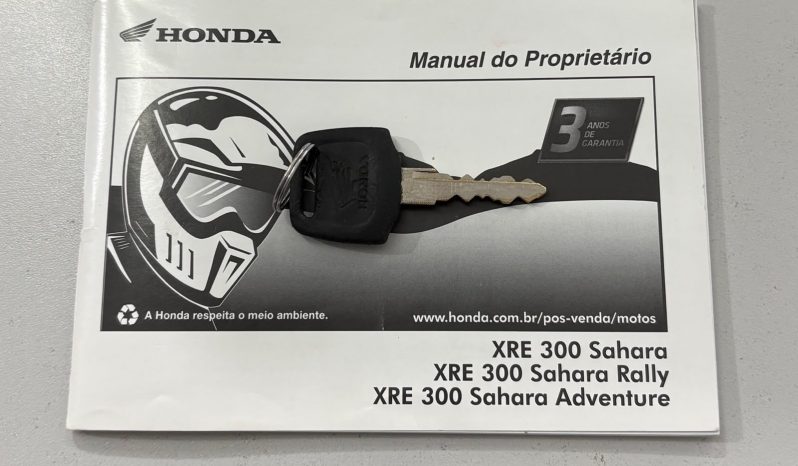HONDA XRE-300 SAHARA ADVENTURE 2024 cheio