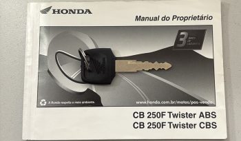 HONDA CB-250F TWISTER 2019 cheio