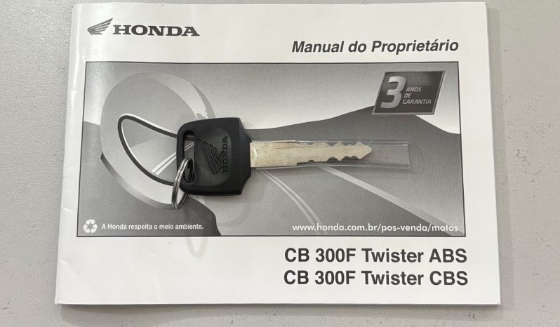 HONDA CB-300F TWISTER ABS 2026 cheio