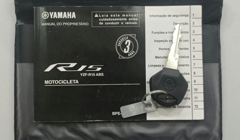 YAMAHA YZF R-15 ABS 2024 cheio